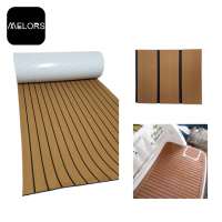 Melors 90in x 35in Marine Flooring Faux Teak Sheet Factory