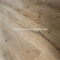 Hand Scraped Brushed Smoked Knots Raised Stained Oil Finishing Wide Plank 6mm Oak Timber Flooring Engineered Oak Wood Flooring