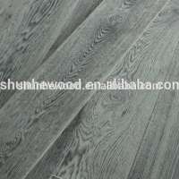 Grey Oak Wood Flooring Chemical Reacting