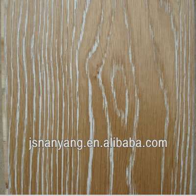 White brushed style selections oak engineered wooden flooring for sale