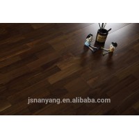 Natural color American walnut 3 layer 3 stripes industrial parquet flooring