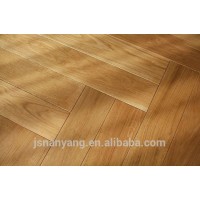 White oak wood specie herringbone art parqut engineered flooring