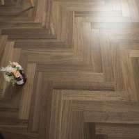 cheap walnut herringbone parquet flooring