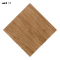 Wood design dry back glue down lightweight PU floor panels